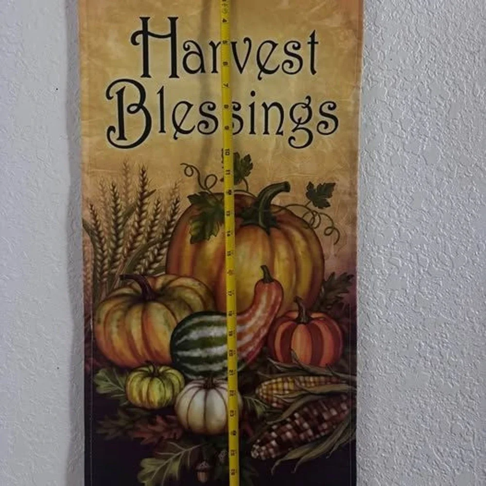 Harvest Blessings Fabric Wall Hanging